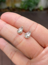 Load image into Gallery viewer, Glassy Jade Earrings - Teardrops (NJE131)
