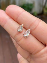 Load image into Gallery viewer, Glassy Jade Earrings - Teardrops (NJE131)
