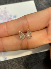 Load image into Gallery viewer, Glassy Jade Earrings - Teardrops (NJE131)
