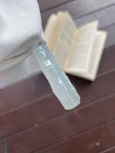 Load image into Gallery viewer, Icy Jadeite Bamboo Pendant (NJP004)
