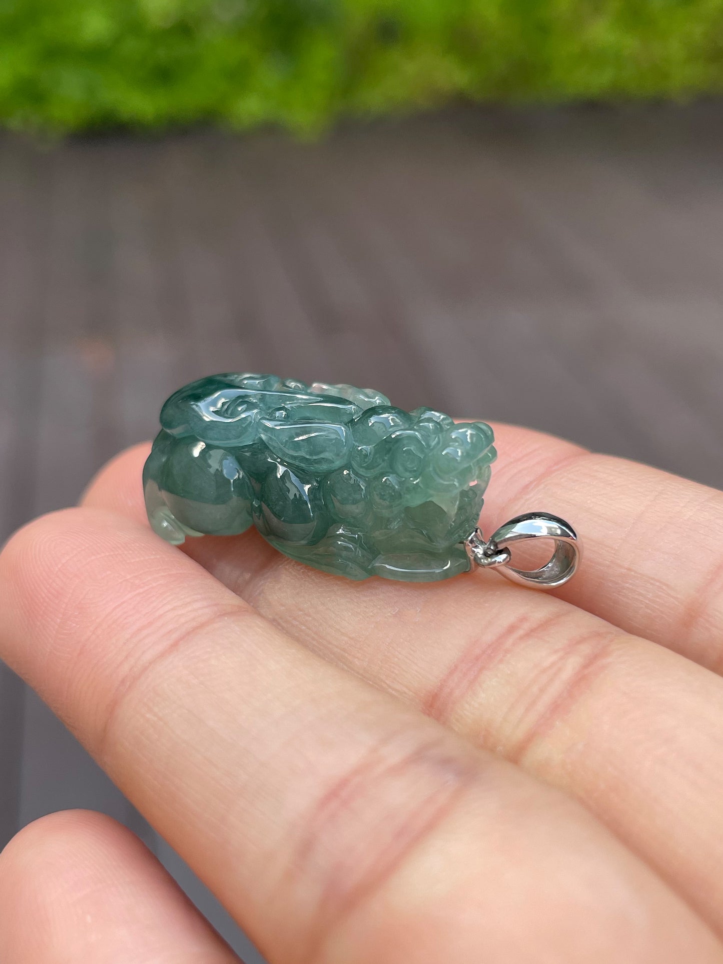 Jadeite Pixiu Pendant (NJP005)