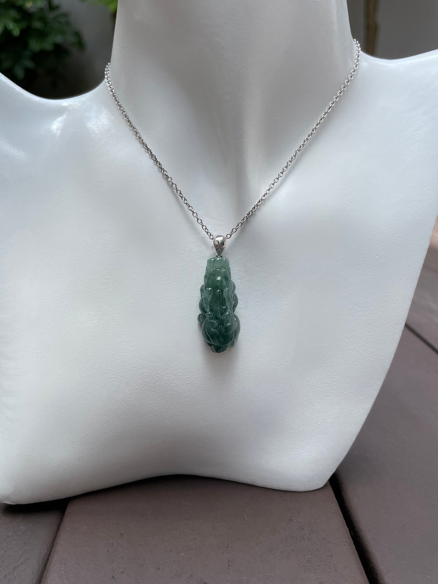 Jadeite Pixiu Pendant (NJP005)