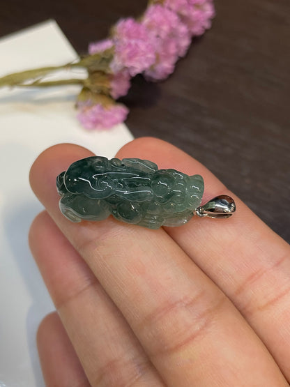 Jadeite Pixiu Pendant (NJP005)