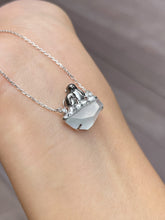 Load image into Gallery viewer, Icy Jade Pendant - Iceberg with Penguins (NJP029)
