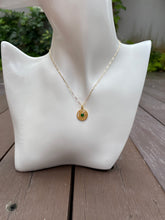 Load image into Gallery viewer, Green Jadeite Cabochon Pendant - 福 (NJP032)
