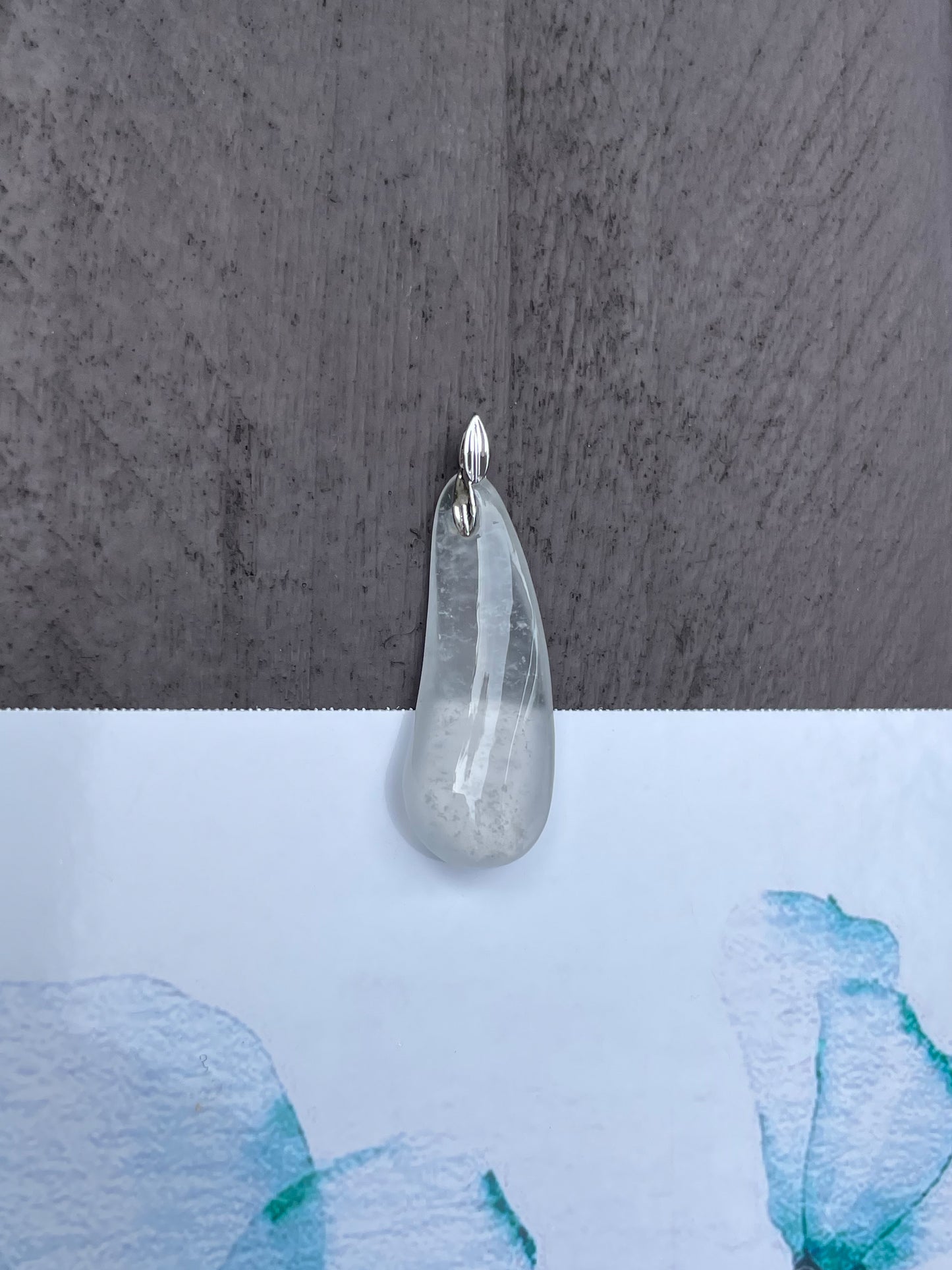 Icy Jade Pendant - Irregular Shape (NJP035)