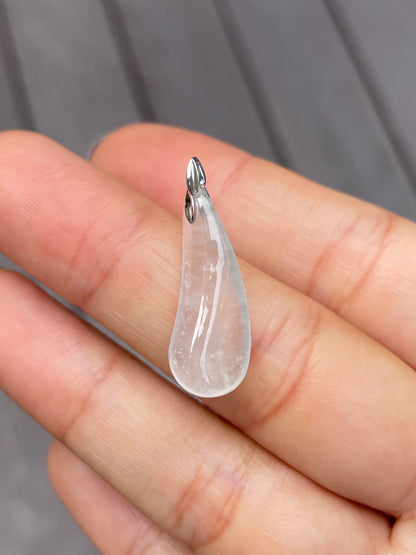 Icy Jade Pendant - Irregular Shape (NJP035)