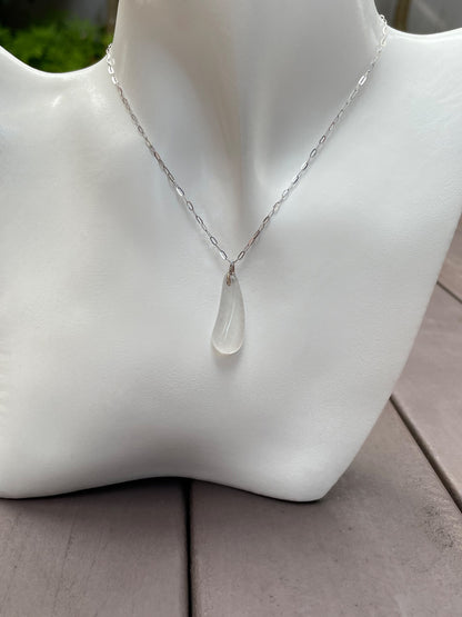 Icy Jade Pendant - Irregular Shape (NJP035)