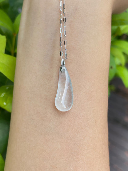 Icy Jade Pendant - Irregular Shape (NJP035)