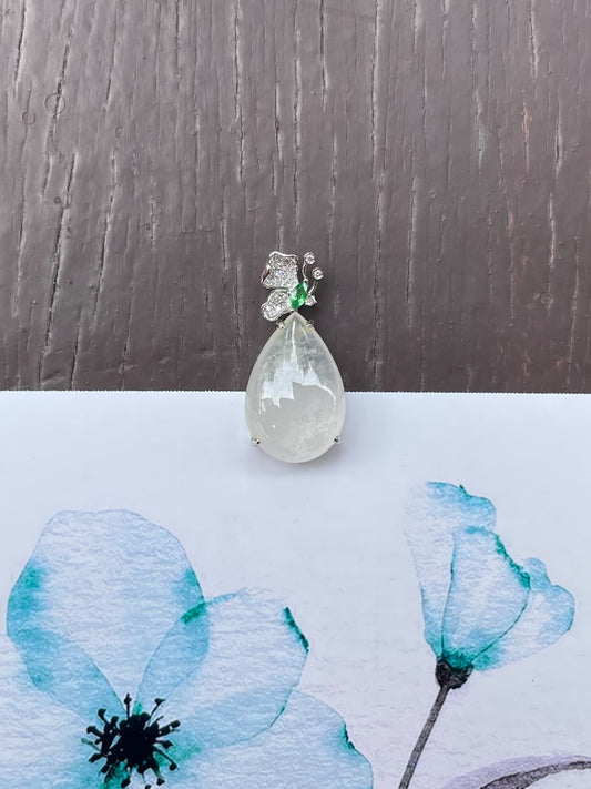 Icy Jadeite Pendant (NJP038)