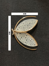 Load image into Gallery viewer, Icy White Jade Brooch - Butterfly (NJP040)
