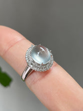Load image into Gallery viewer, Glassy Jadeite Cabochon Ring (NJR001)
