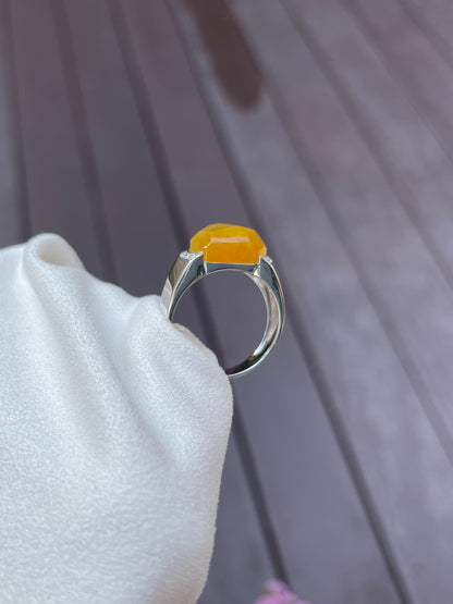 Yellow Jadeite Ring (NJR006)