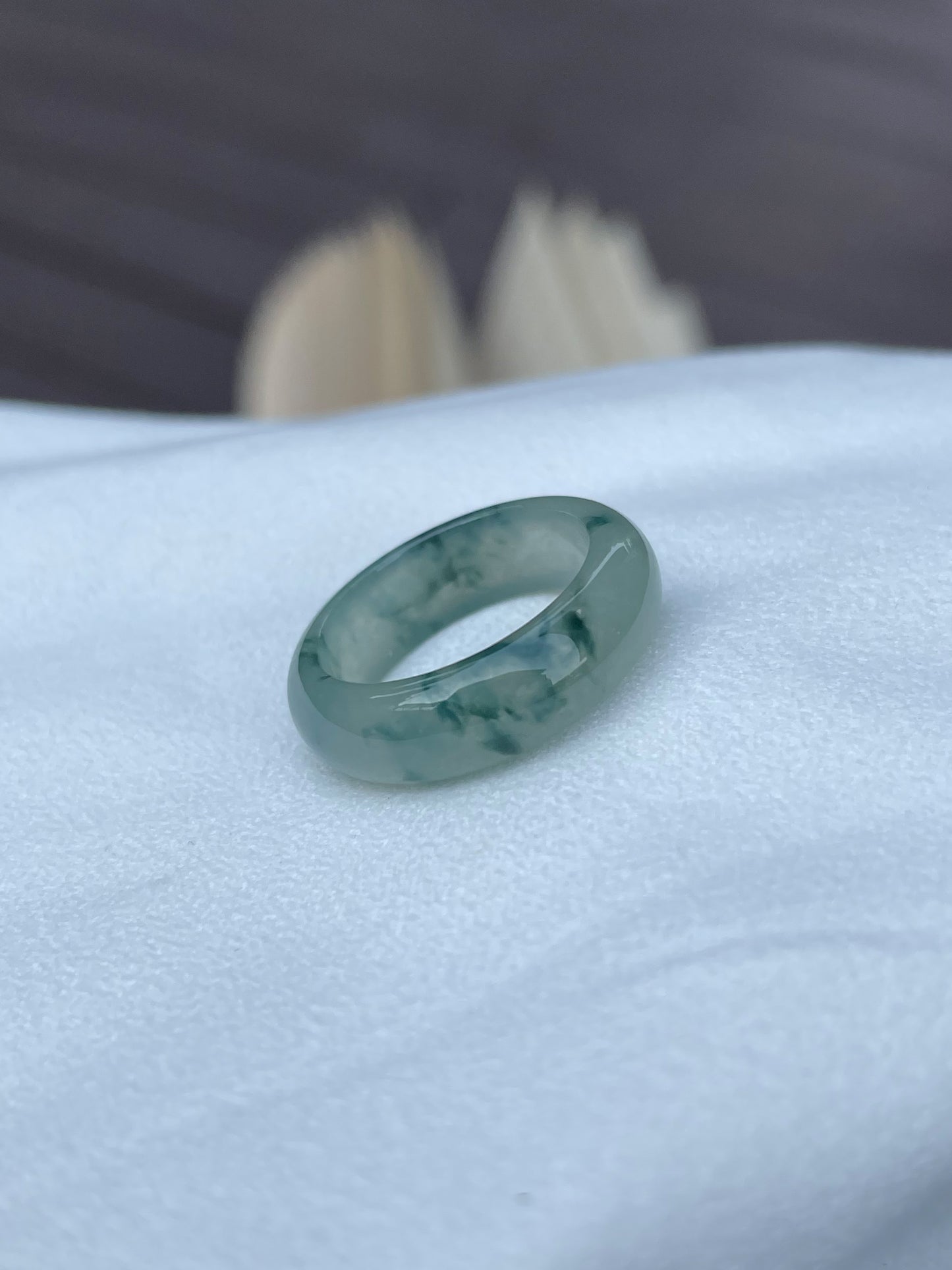 Jadeite Abacus Ring | HK 13.5 (NJR007)
