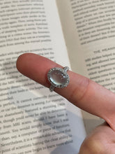 Load image into Gallery viewer, Glassy Jadeite Cabochon Ring (NJR015)
