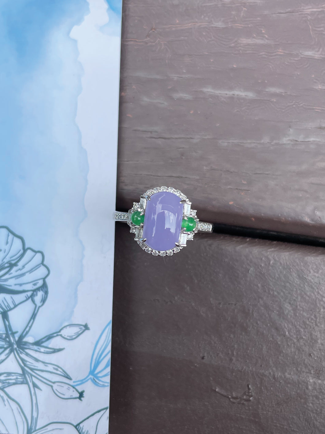Lavender Jadeite Ring (NJR023)