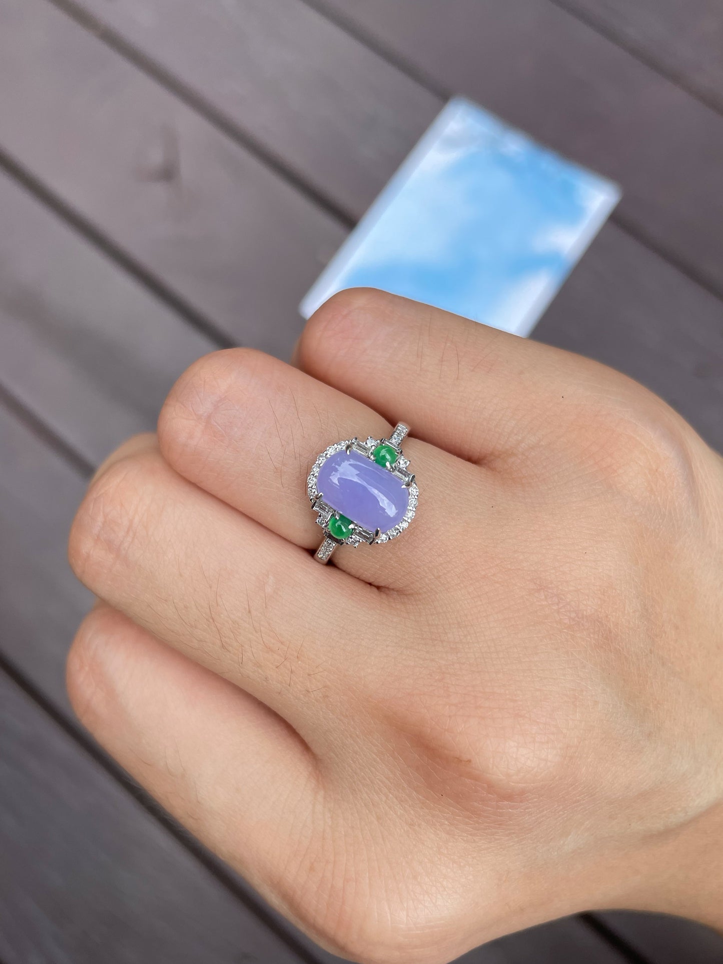 Lavender Jadeite Ring (NJR023)