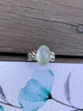 Load image into Gallery viewer, Icy Jade Cabochon Ring (NJR059)
