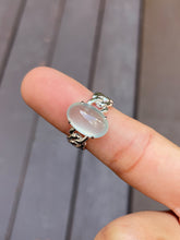 Load image into Gallery viewer, Icy Jade Cabochon Ring (NJR059)
