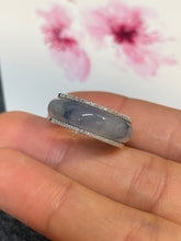Load image into Gallery viewer, Bluish Lavender Jade Abacus Ring | HK 17 (NJR091)
