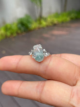Load image into Gallery viewer, Icy Goldfish Jade Ring (NJR101)
