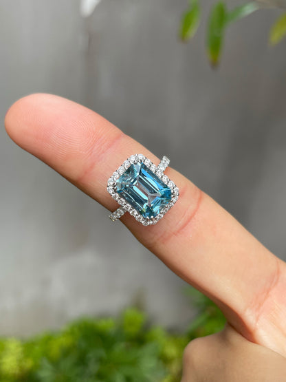 Aquamarine Ring - 3.1CT (NJR102)