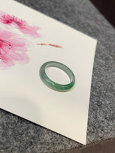 Load image into Gallery viewer, Icy Blue With Green Jadeite Abacus Ring | HK 16.5 (NJR106)
