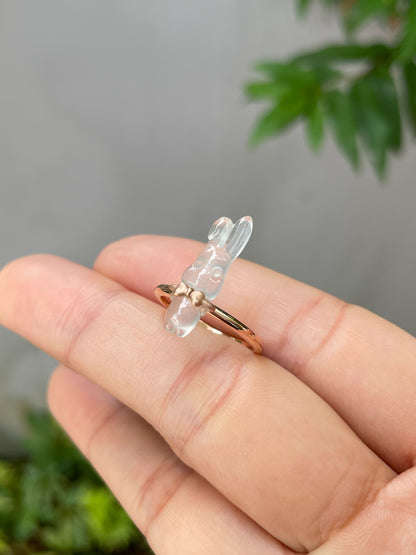 Icy Jade Ring - Rabbit (NJR118)