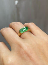 Load image into Gallery viewer, Icy Green Jade Ring (NJR129)
