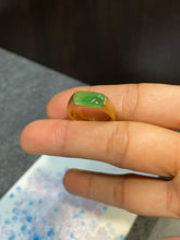 Load image into Gallery viewer, Icy Green Jade Ring (NJR129)
