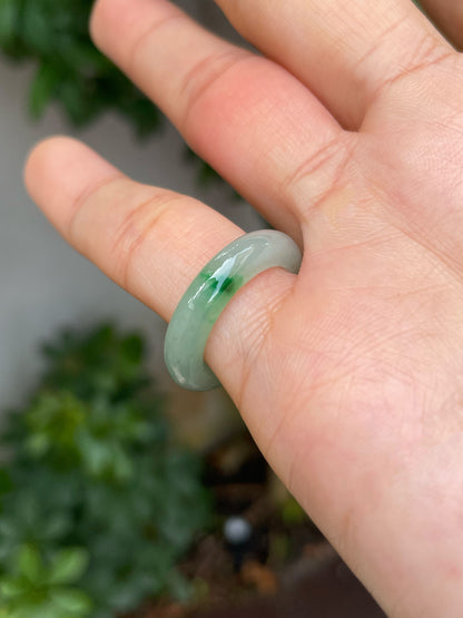 Green Jade Abacus Ring | HK 12.5 (NJR133)