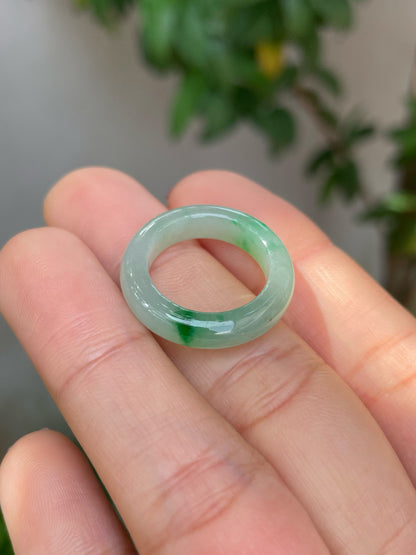 Green Jade Abacus Ring | HK 12.5 (NJR133)