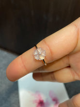 Load image into Gallery viewer, Icy Carved Jade Ring - Plum Blossom (NJR139)
