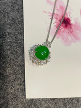 Load image into Gallery viewer, Green Jade Cabochon Ring / Pendant (NJR148)
