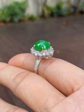 Load image into Gallery viewer, Green Jade Cabochon Ring / Pendant (NJR148)
