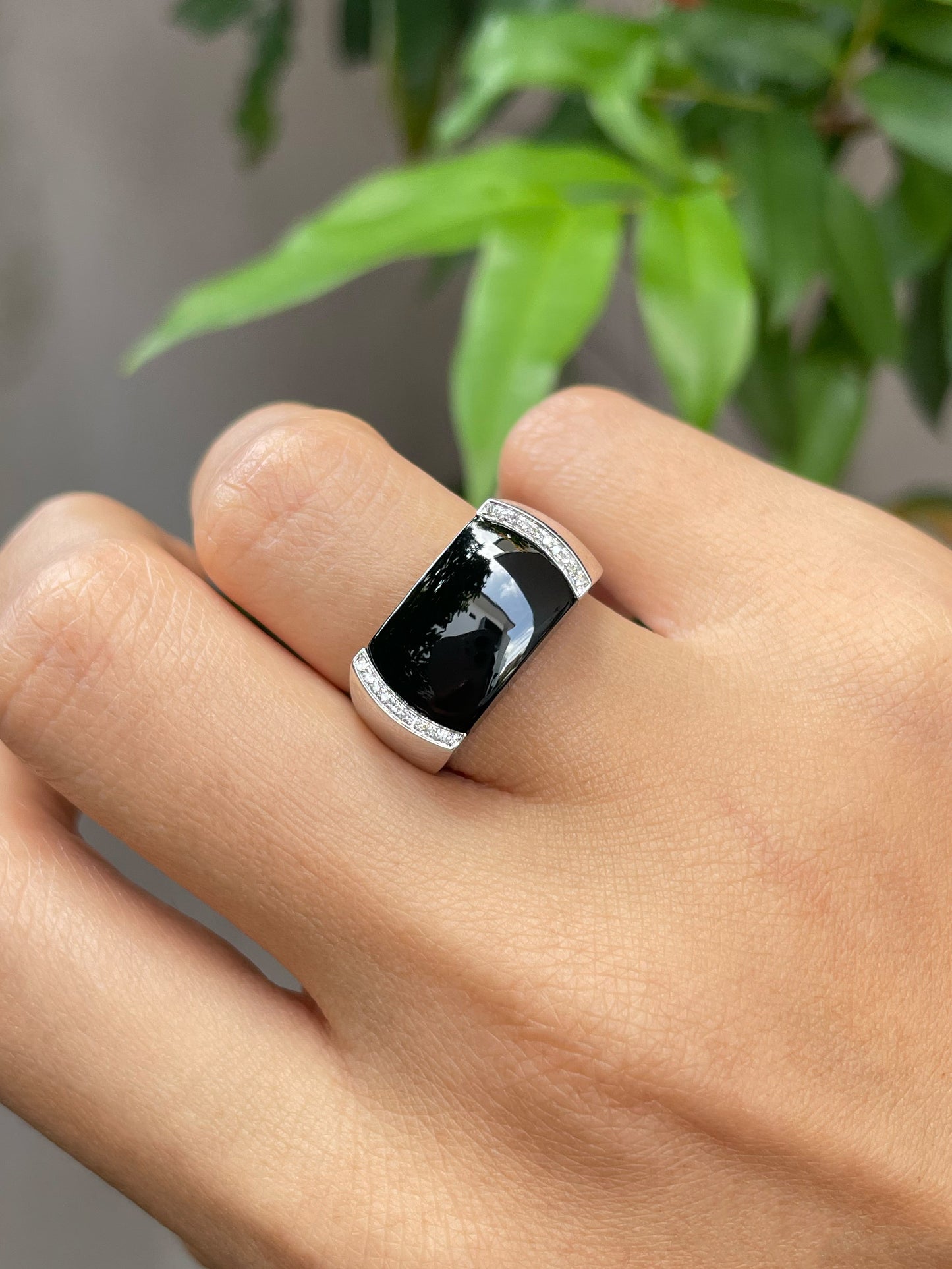 Omphacite Jadeite Ring (NJR150)